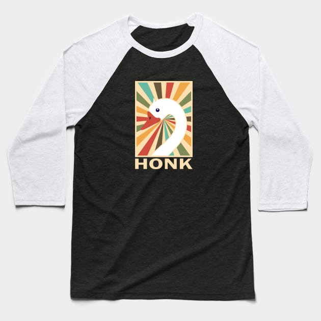Honk Baseball T-Shirt by Indiecate